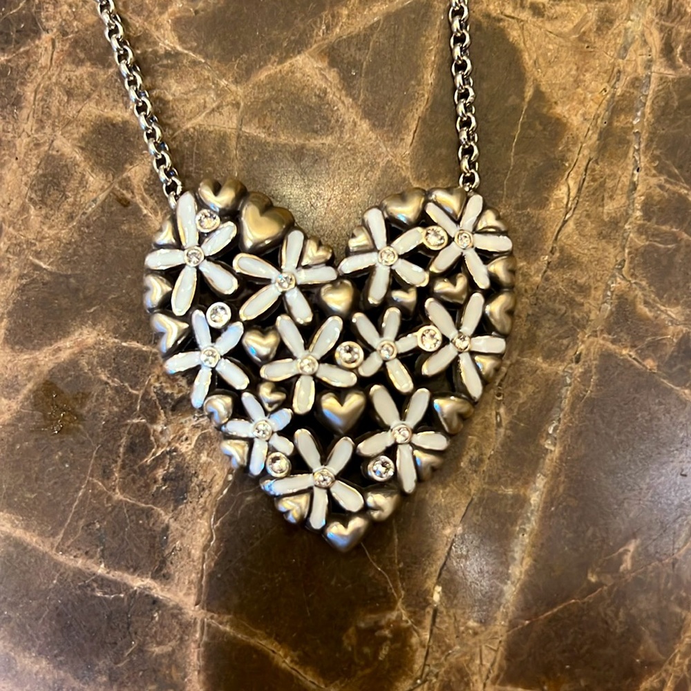 NWT Brighton large heart necklace